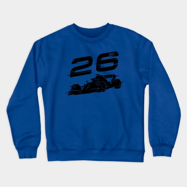 We Race On! 26 [Black] Crewneck Sweatshirt by DCLawrenceUK